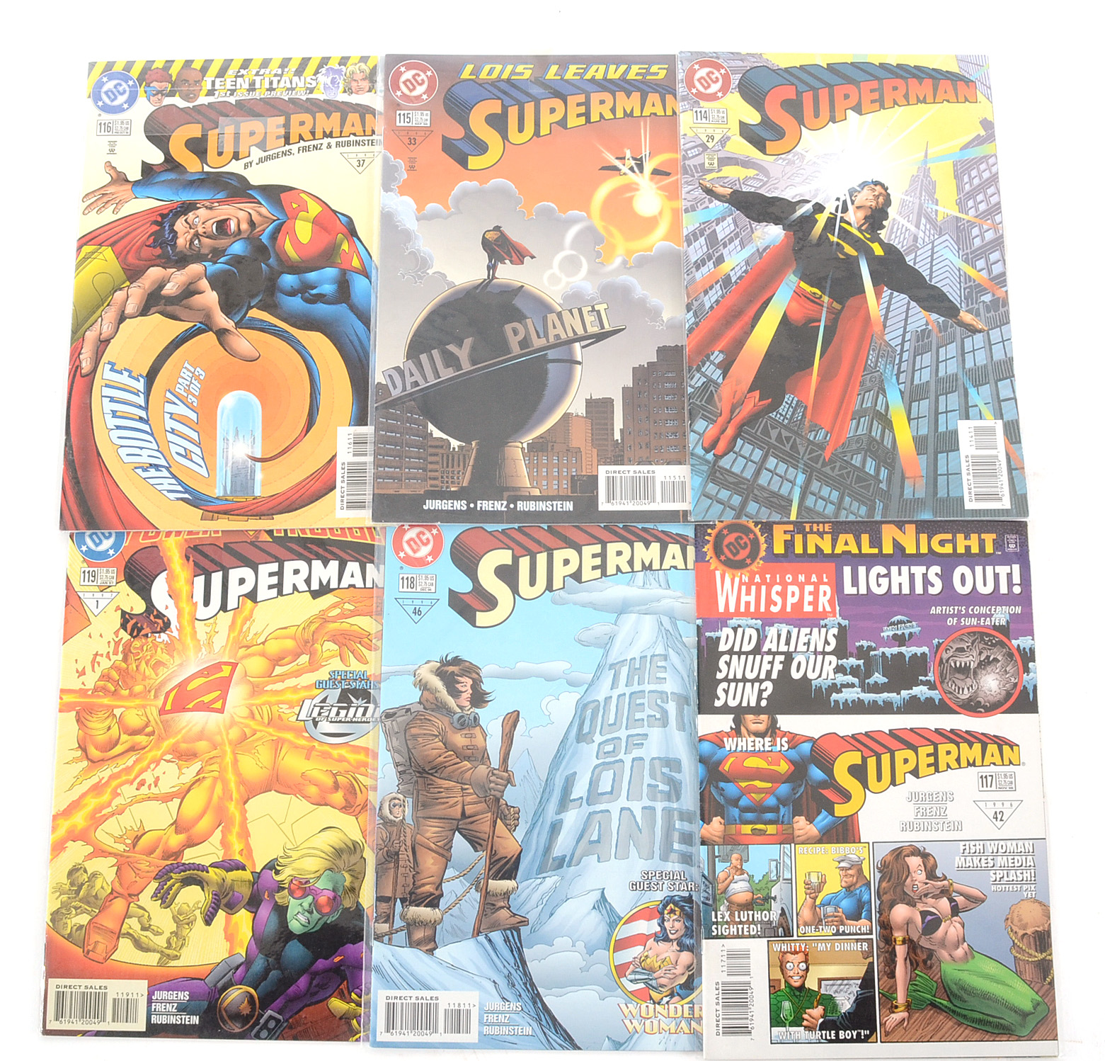 DC “Superman” Second Series With First Electric Blue Superman