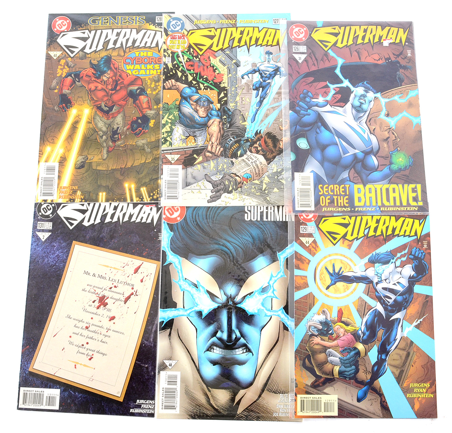 DC “Superman” Second Series With First Electric Blue Superman