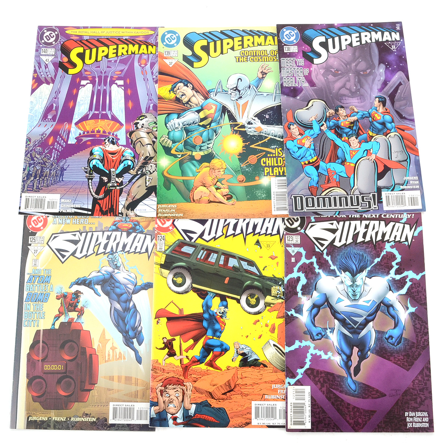 DC “Superman” Second Series With First Electric Blue Superman