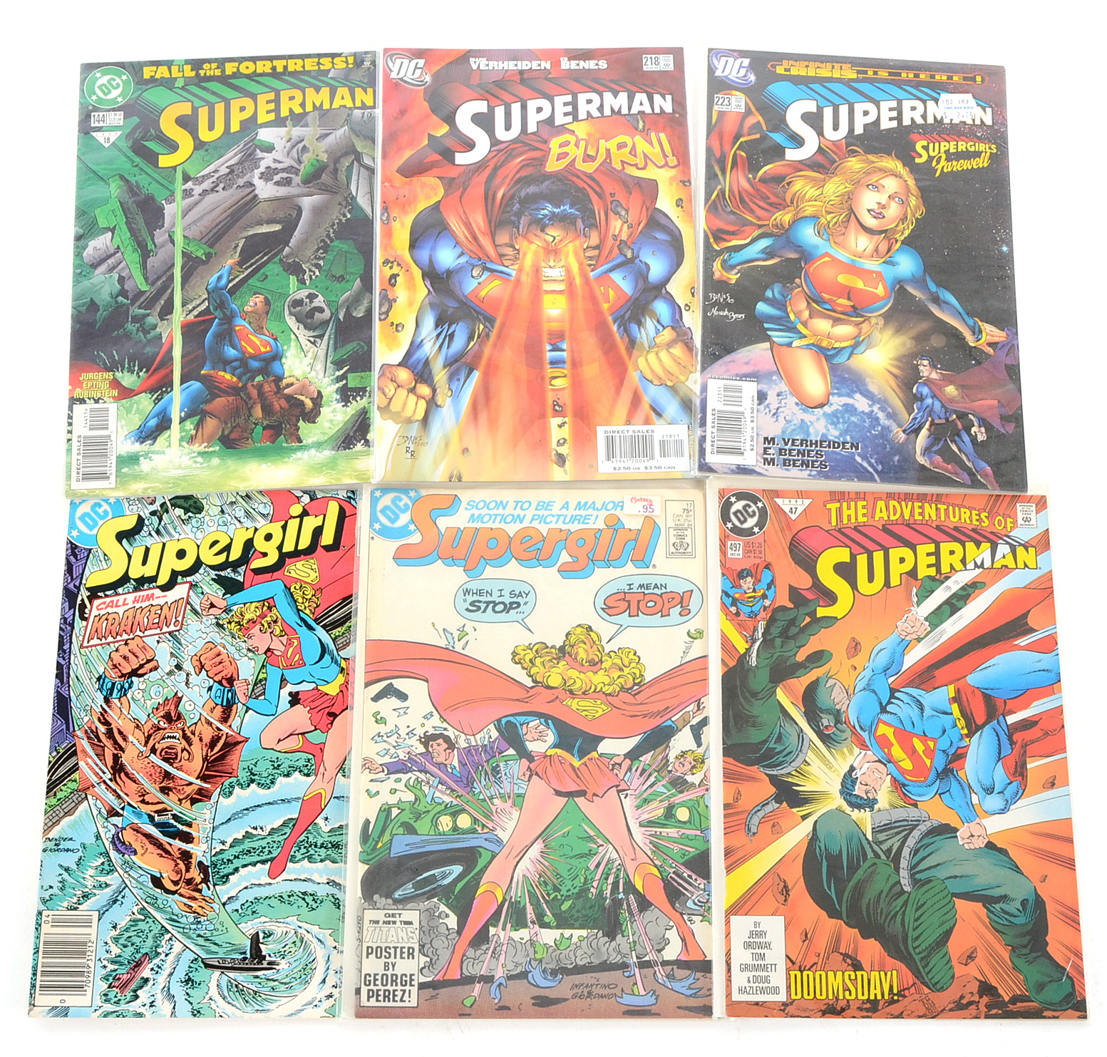 DC Comics Featuring “Death of Superman” and First Steel Appearance