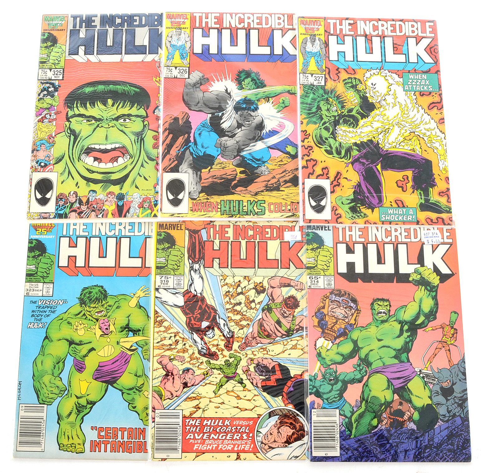 “The Incredible Hulk” Comics Featuring First Todd McFarlane Artwork