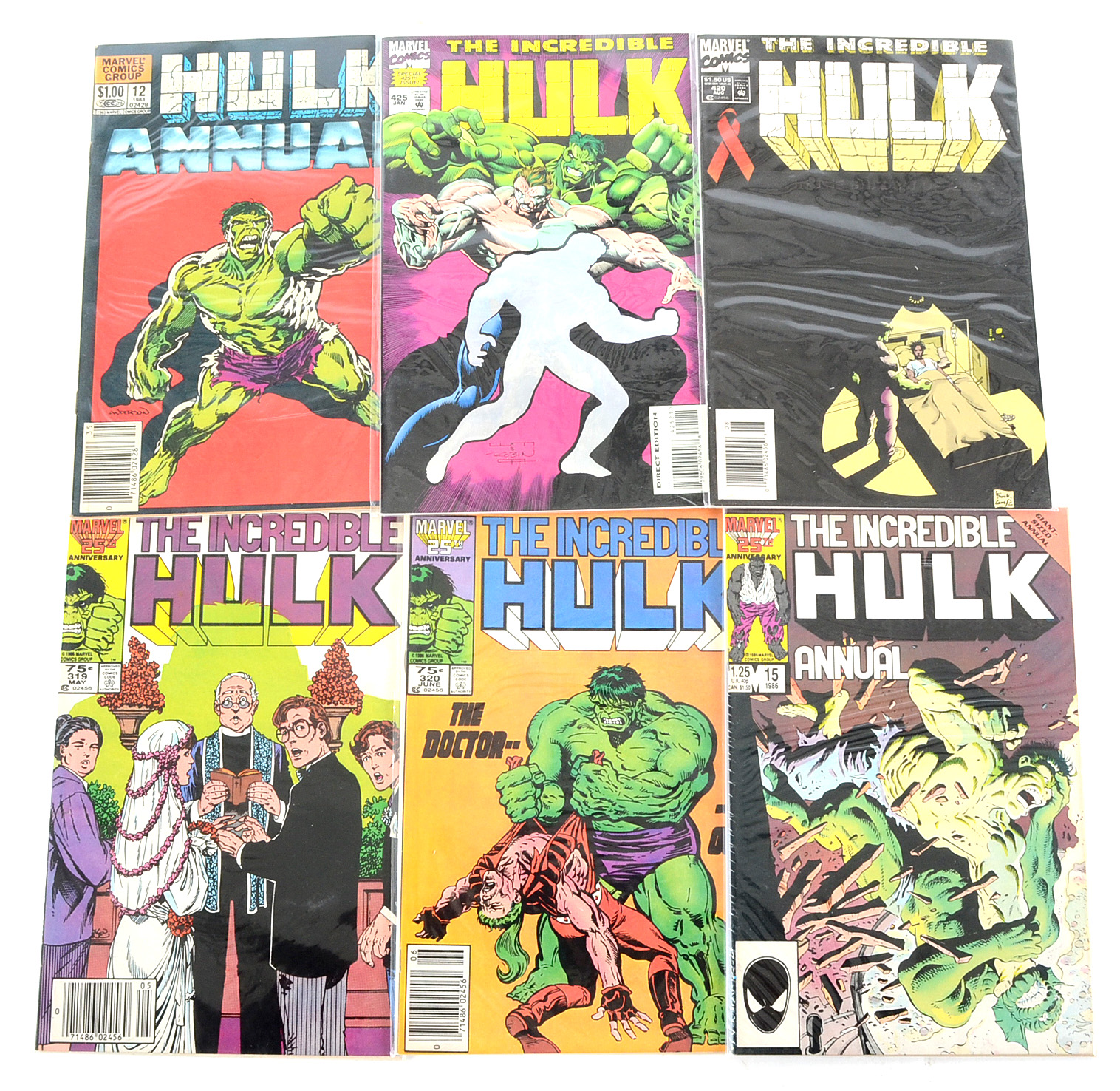 “The Incredible Hulk” Comics Featuring First Todd McFarlane Artwork