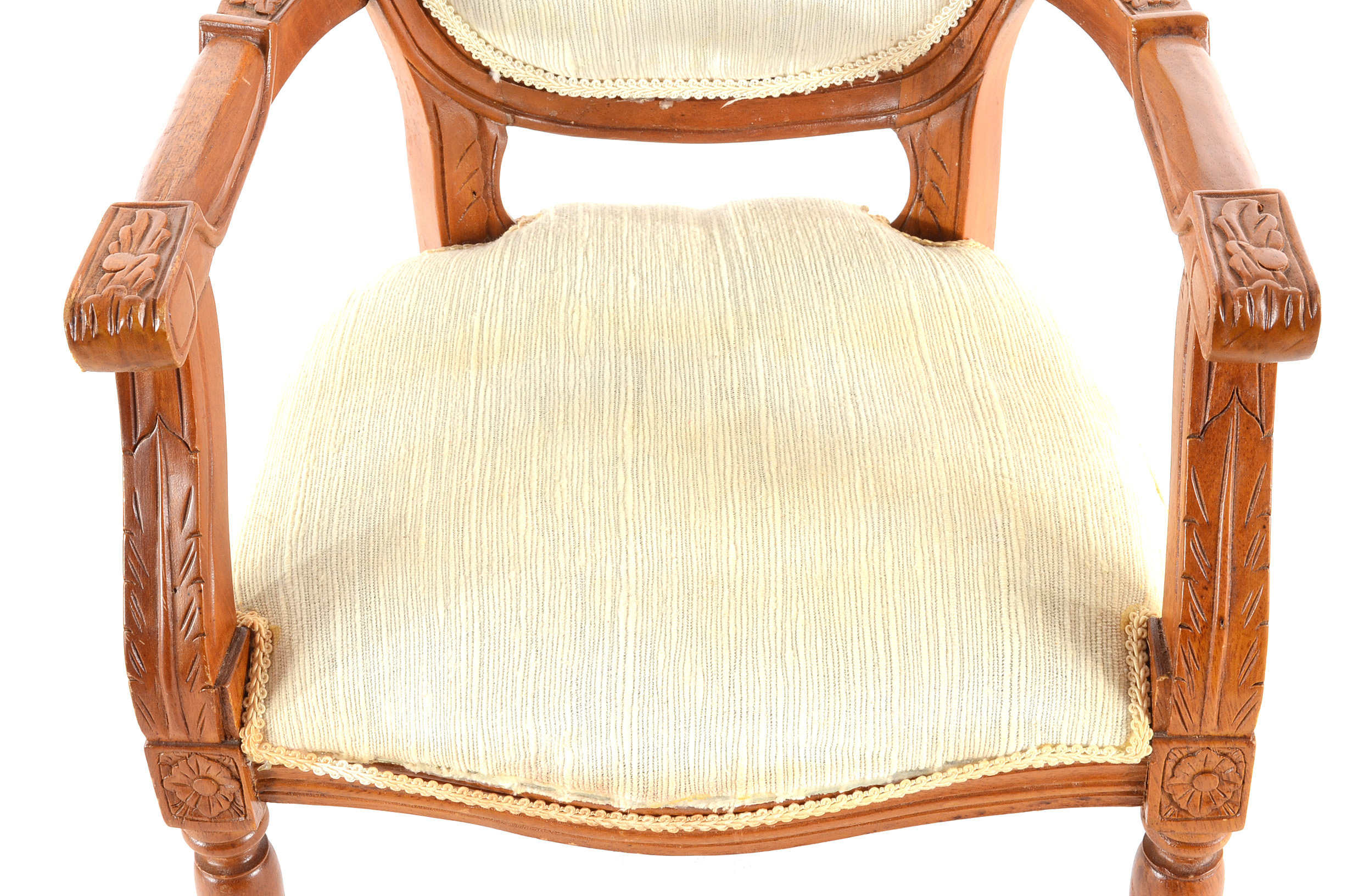 Miniature Louis XVI Style Fauteuil Chair