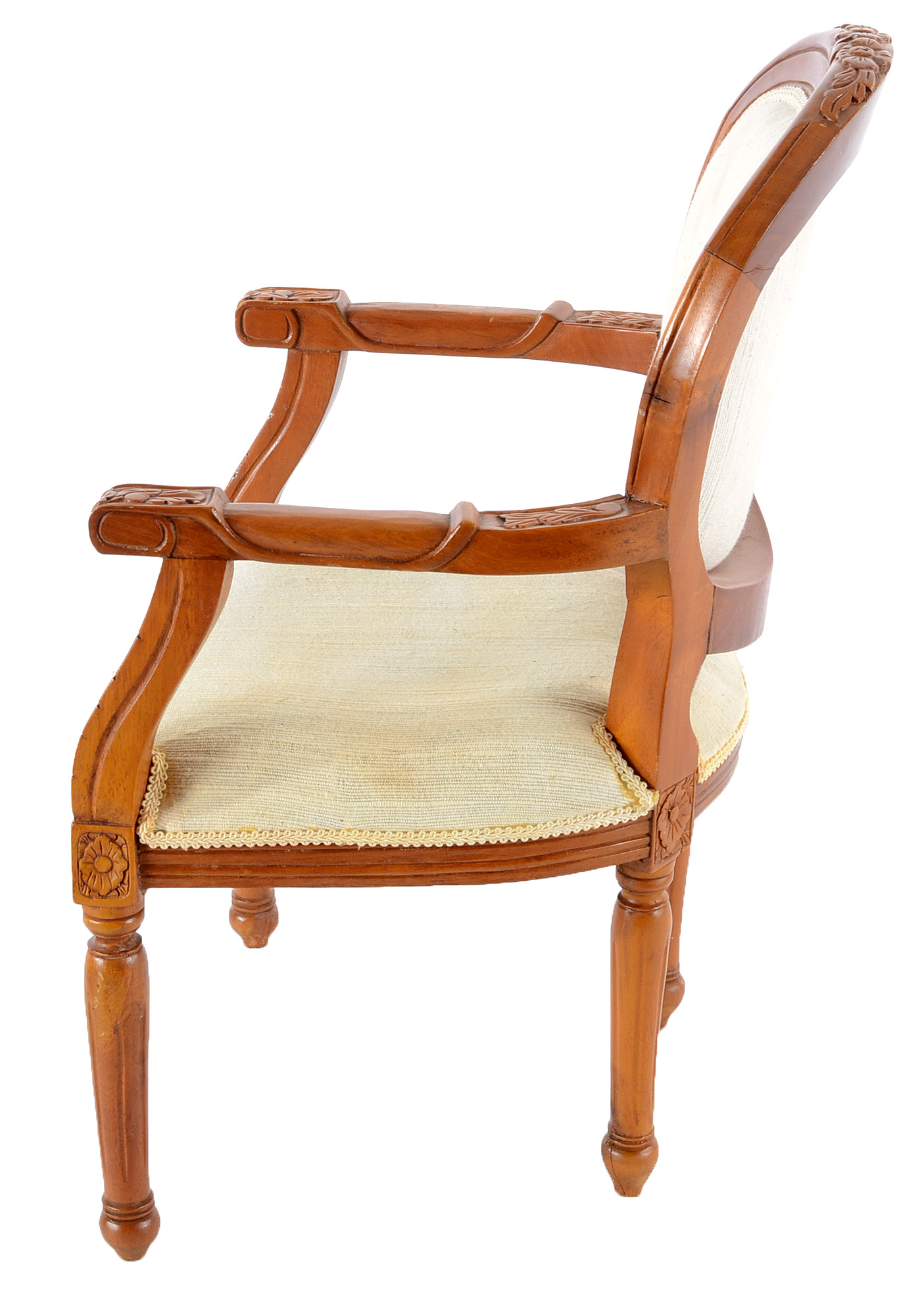 Miniature Louis XVI Style Fauteuil Chair