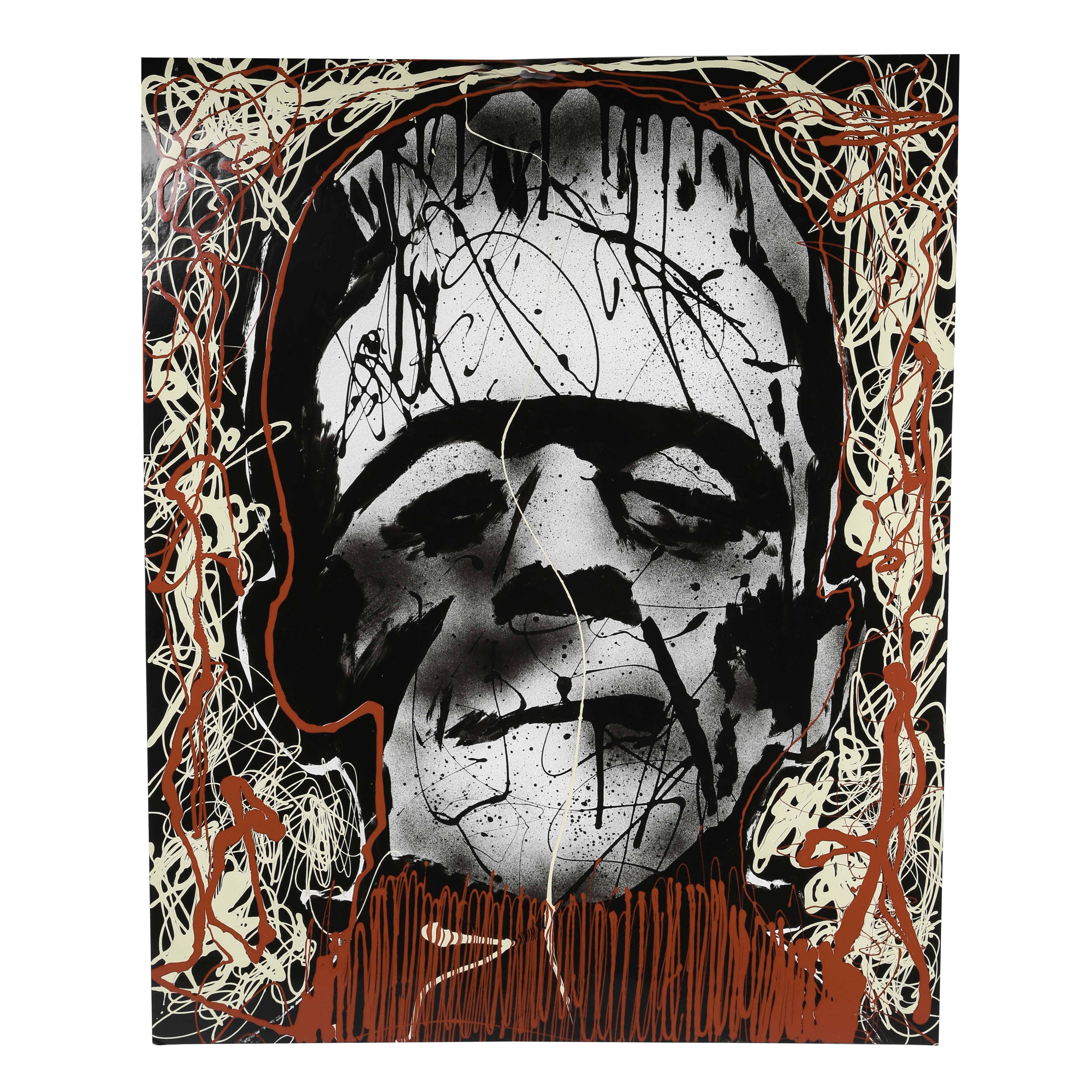 Michael Kulick Original Painting on Poster Board