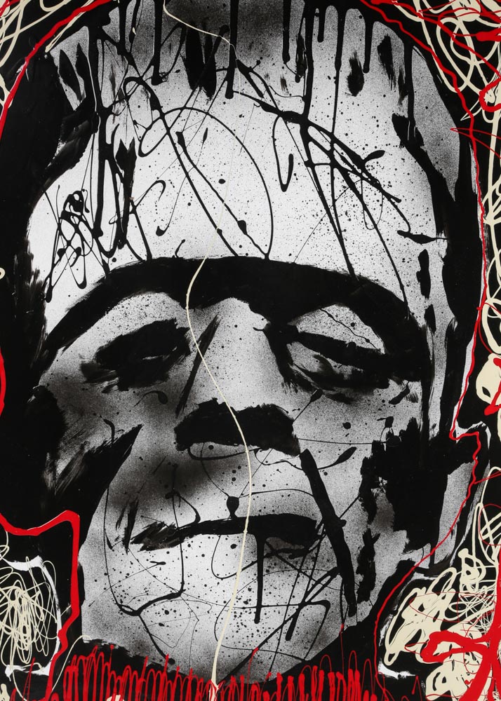 Michael Kulick Original Painting on Poster Board