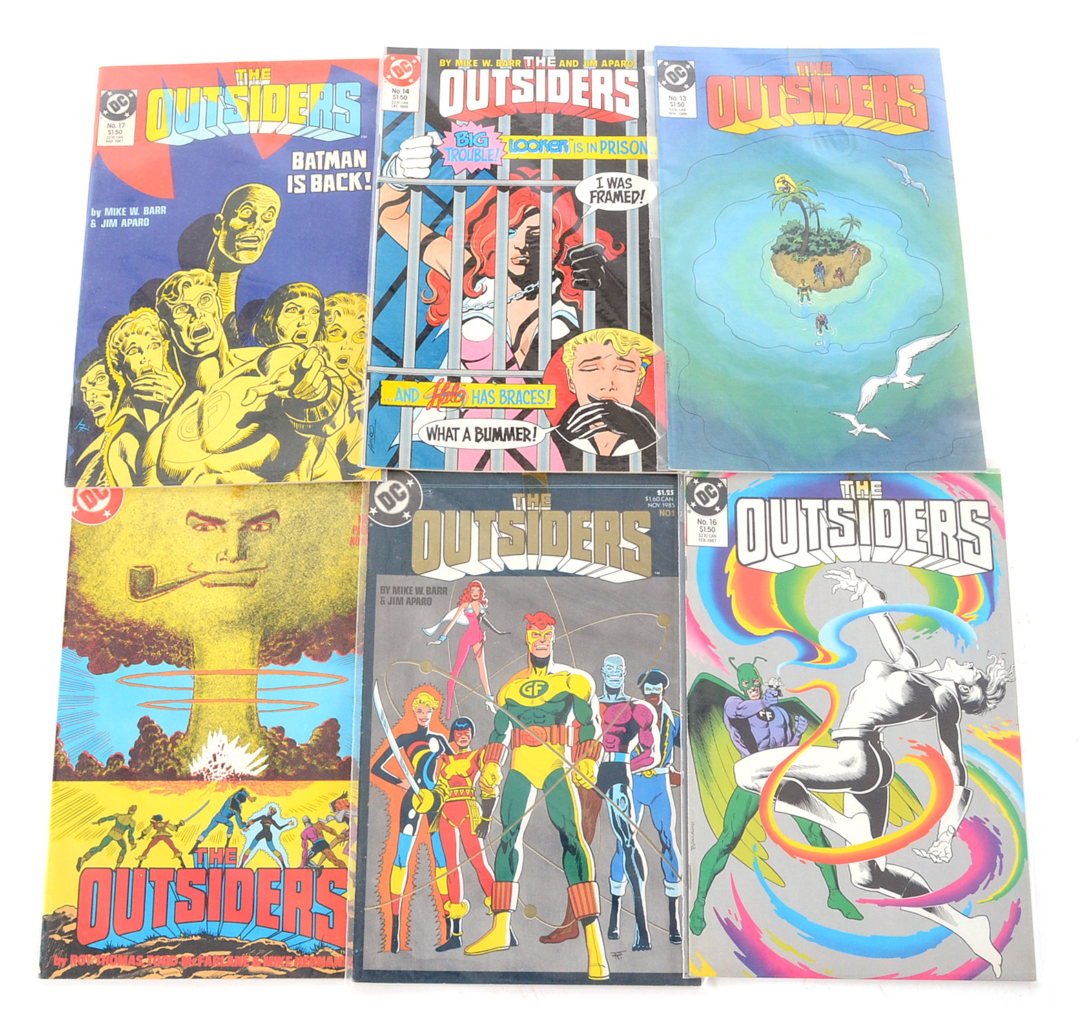 Modern Age DC "Outsiders" Comics