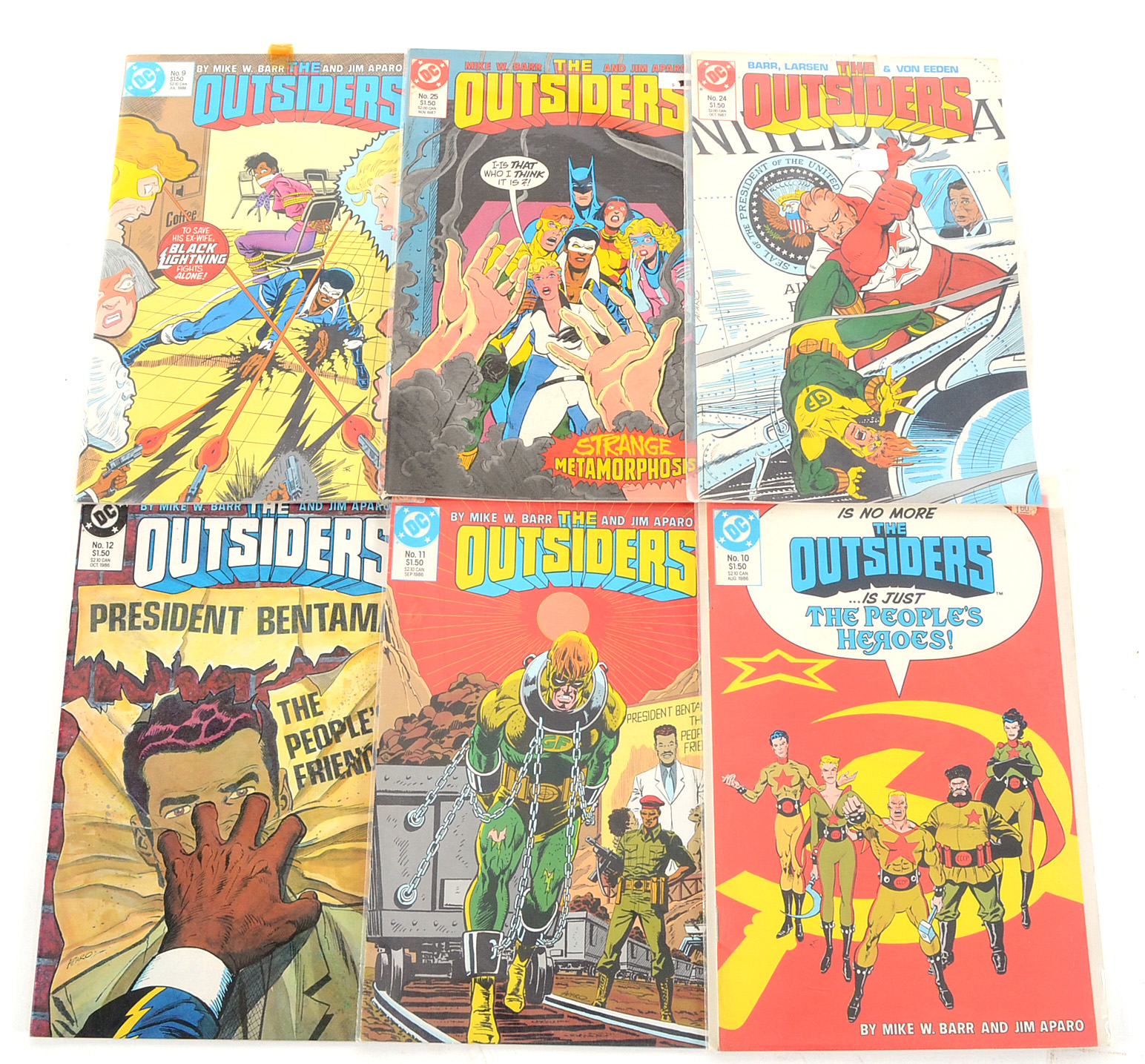 Modern Age DC "Outsiders" Comics