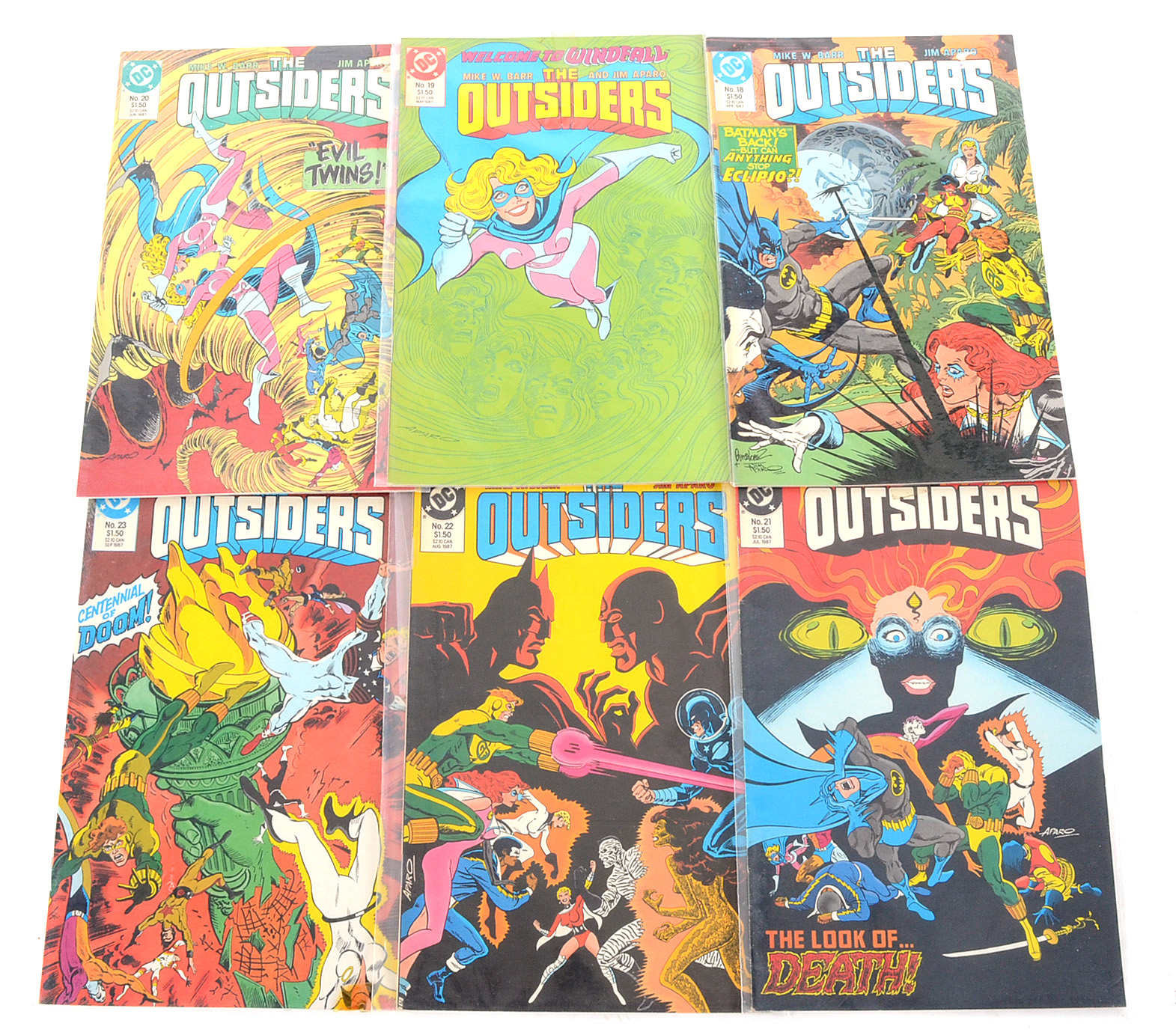 Modern Age DC "Outsiders" Comics