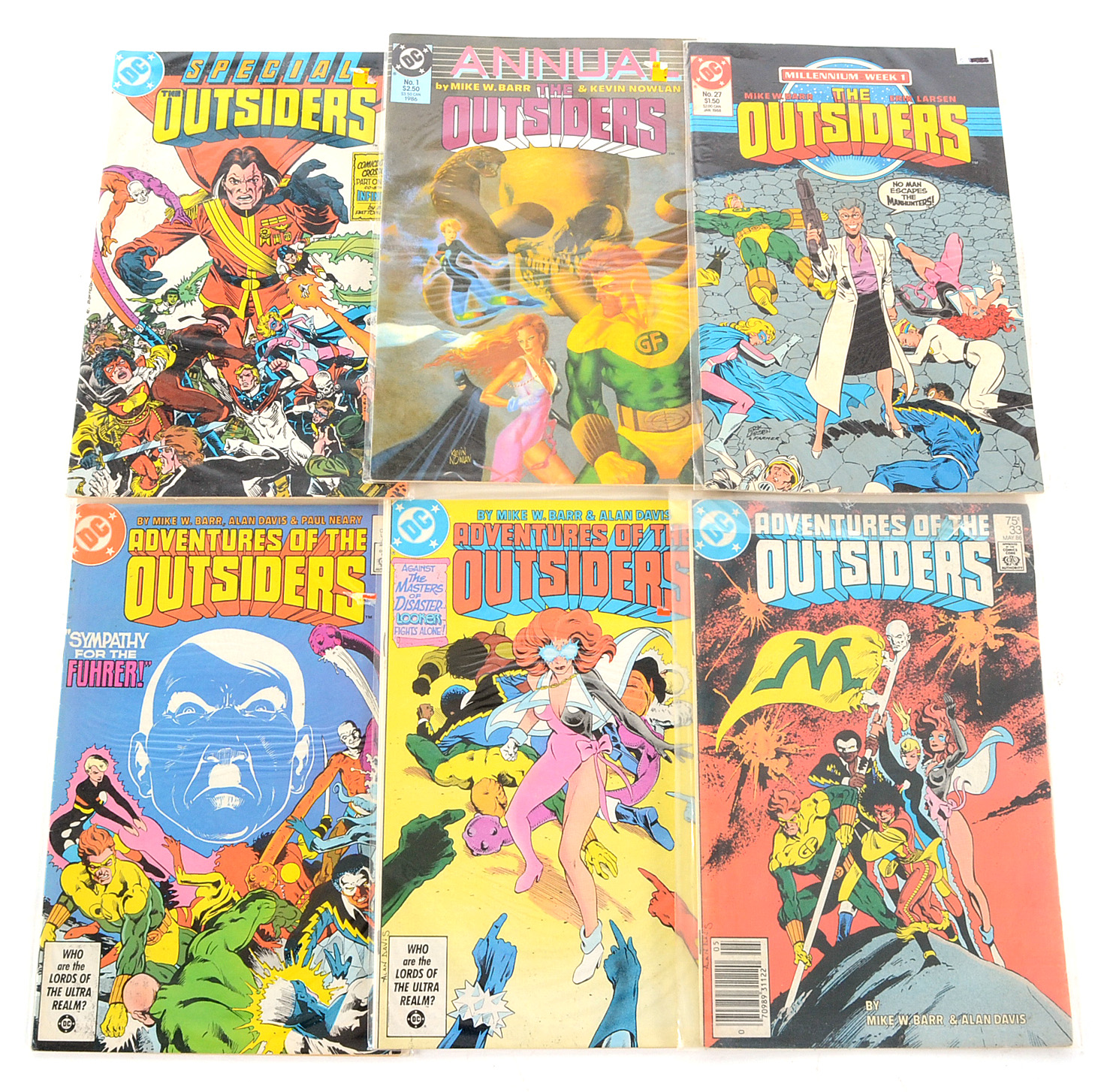 Modern Age DC "Outsiders" Comics