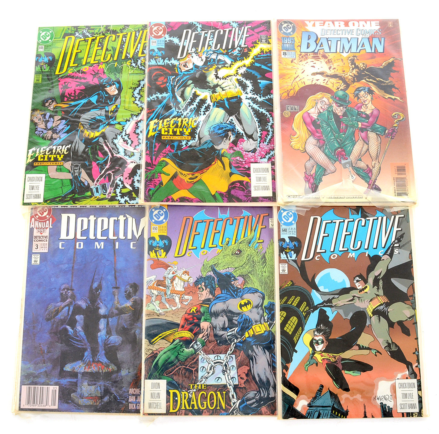 Consecutive “Detective Comics” and “Detective Comics Annual”