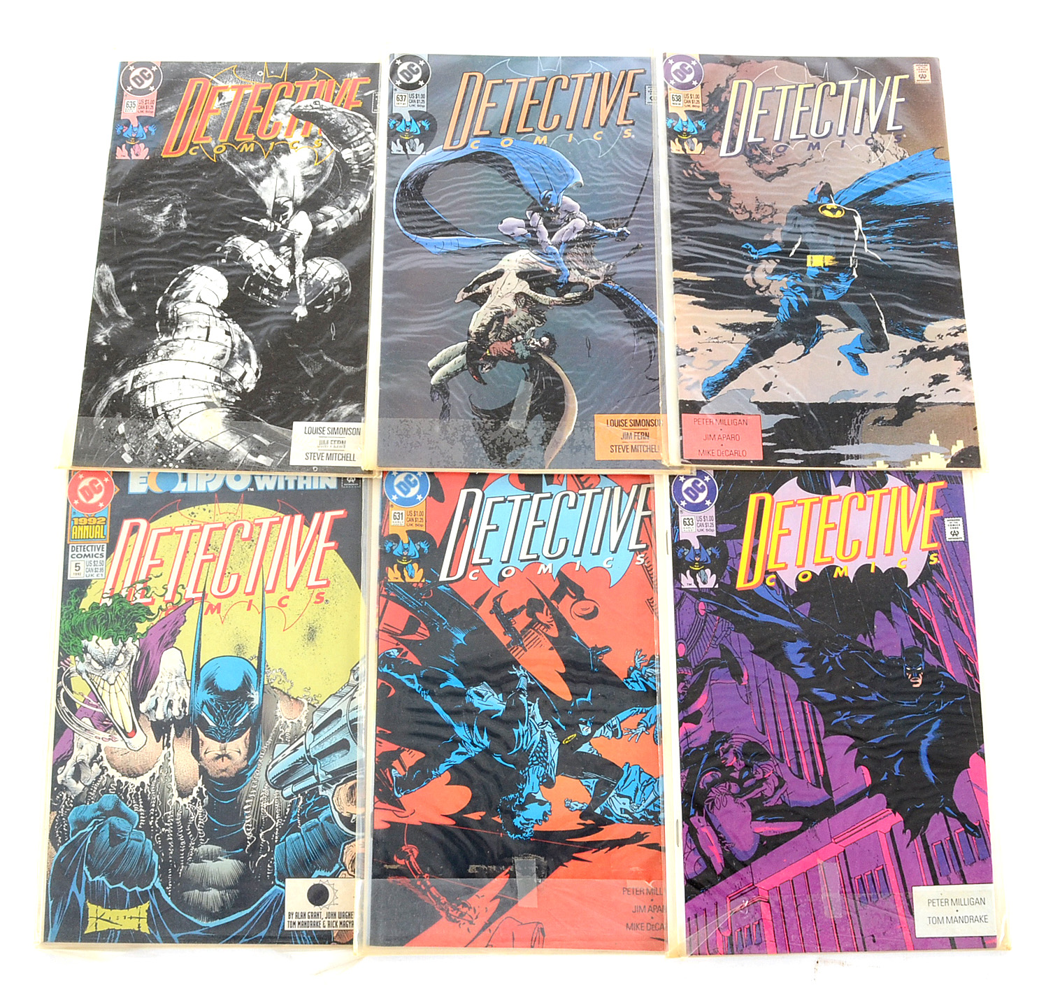 Consecutive “Detective Comics” and “Detective Comics Annual”