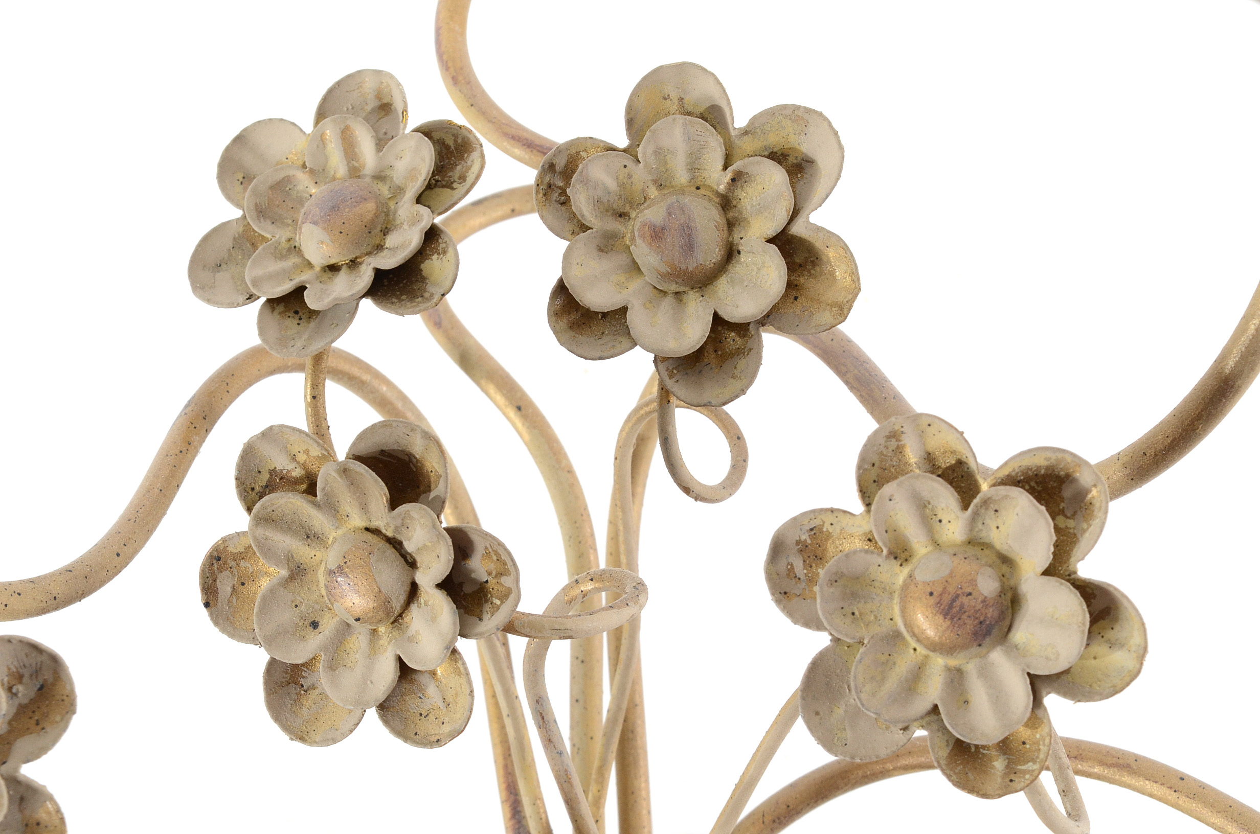 Pair of Floral Wall Sconces