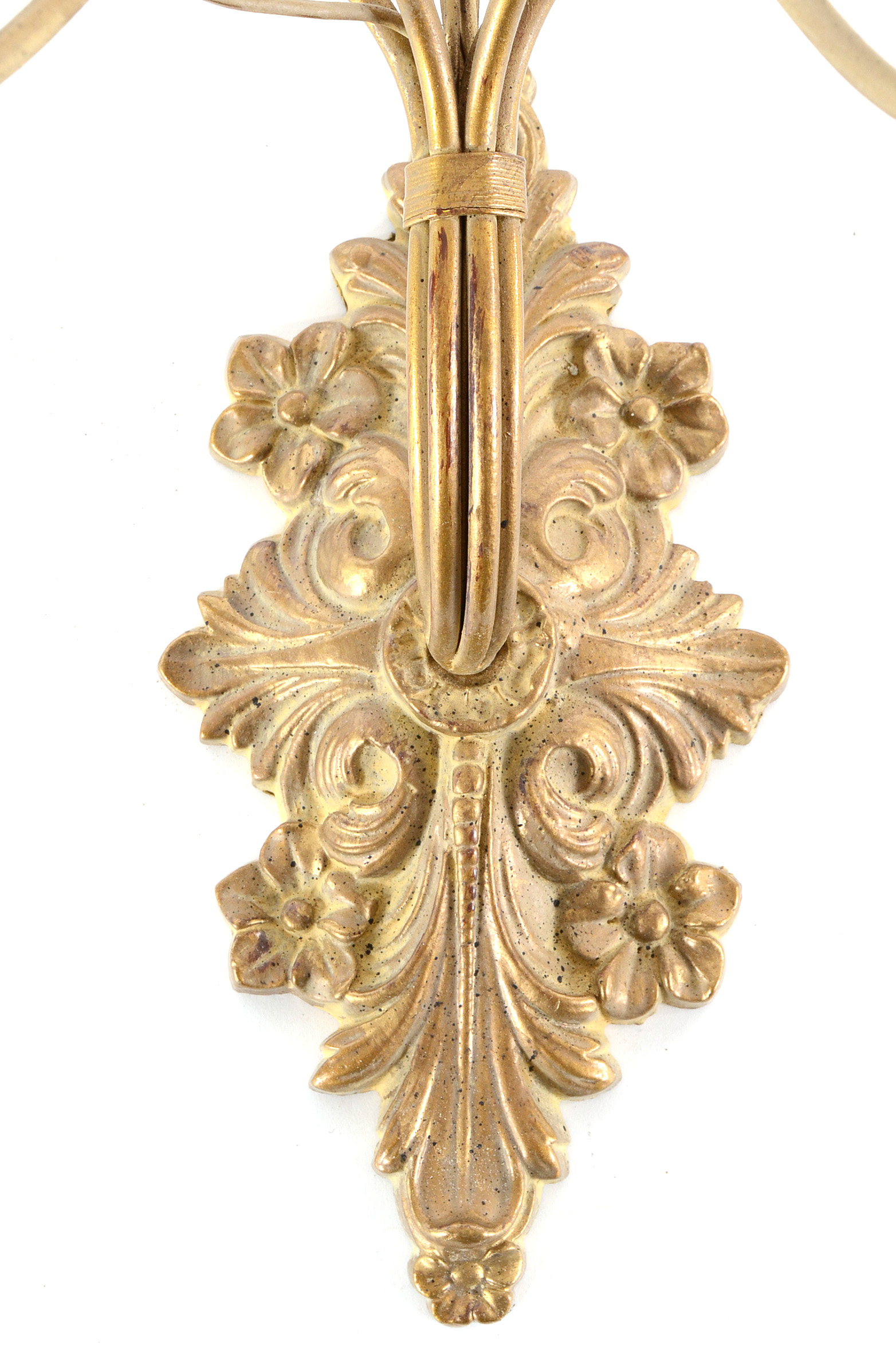 Pair of Floral Wall Sconces