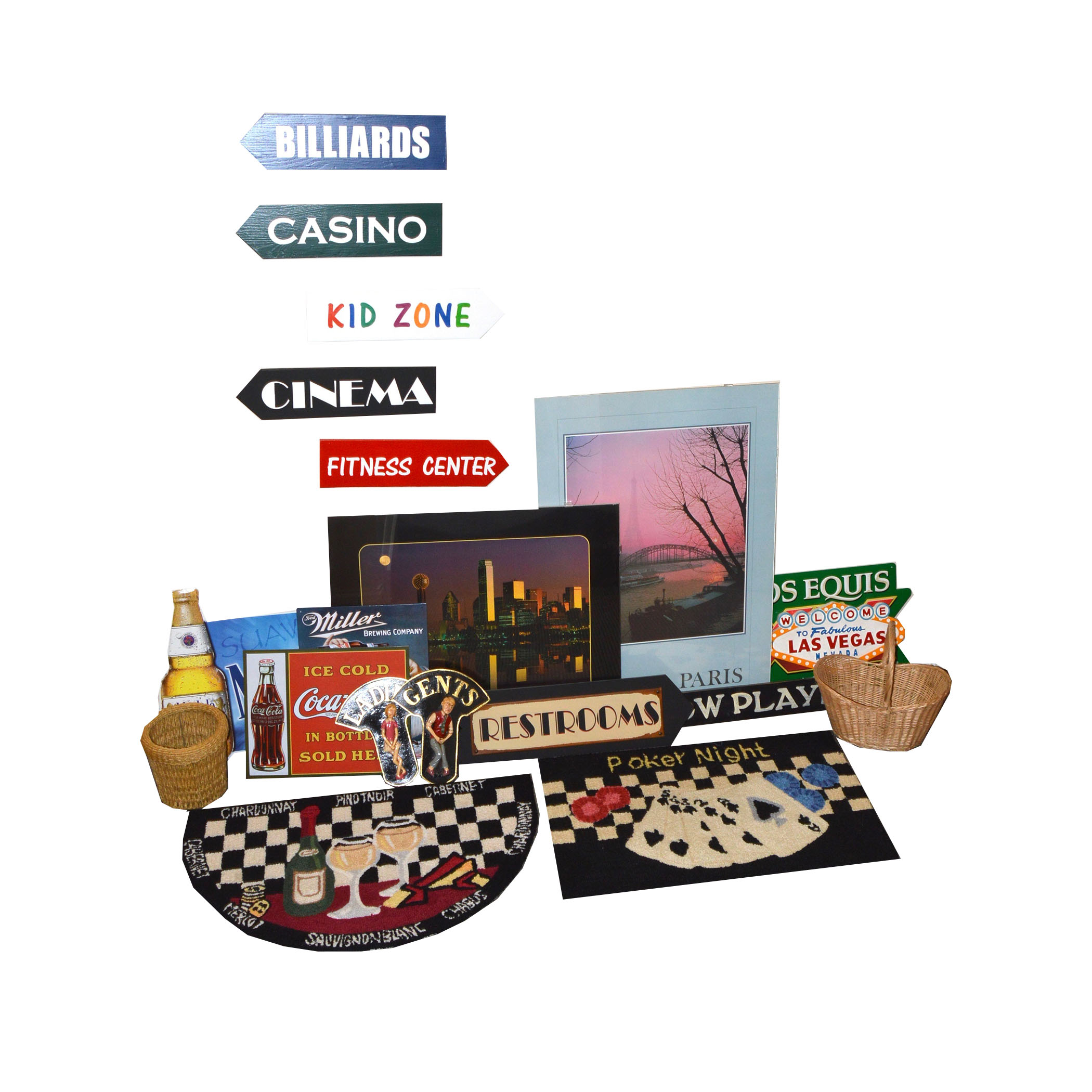 Game and Media Room Home Decor