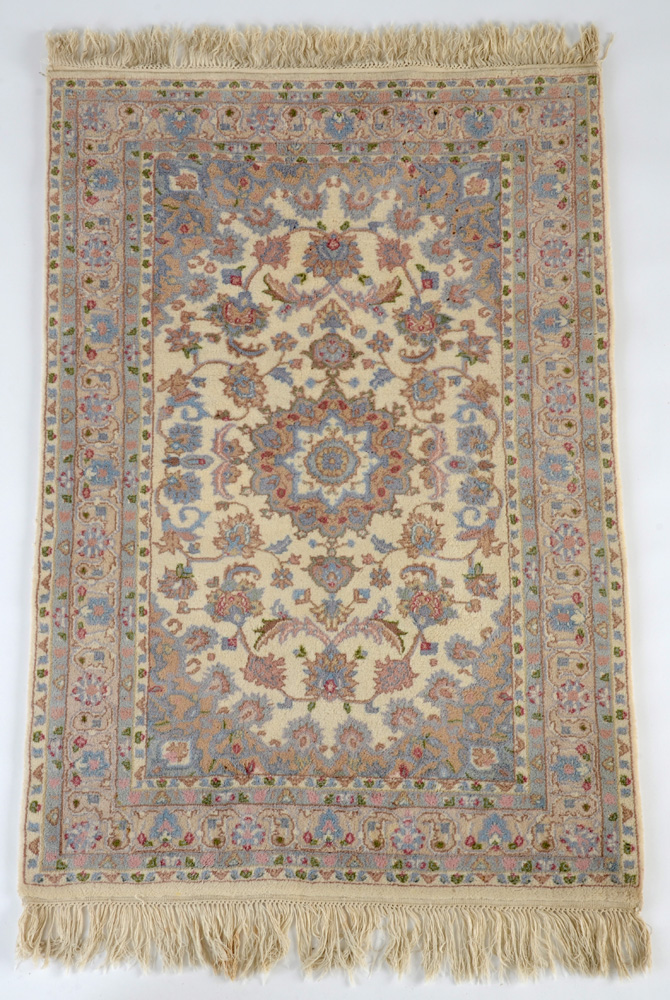 Hand-Knotted Persian Wool Area Rug
