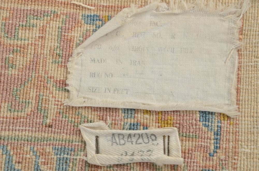 Persian Kerman Hand-Knotted Wool Accent Rug