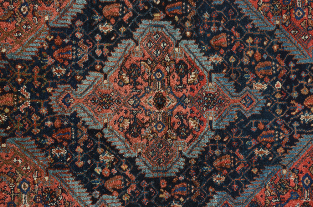 Persian Hand-Knotted Wool Area Rug