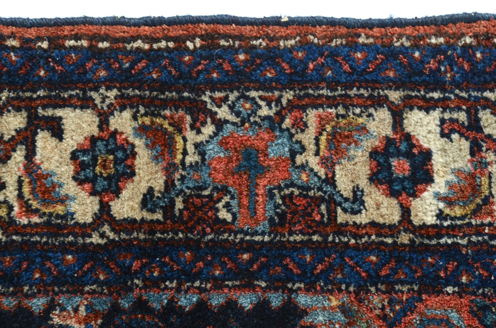 Persian Hand-Knotted Wool Area Rug