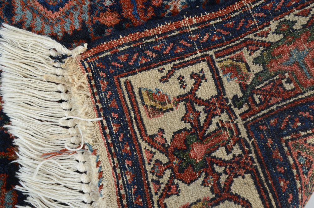 Persian Hand-Knotted Wool Area Rug