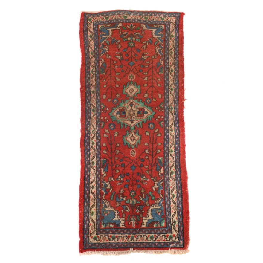 Persian Style Hand-Knotted Wool Runner