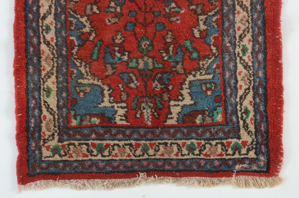 Persian Style Hand-Knotted Wool Runner