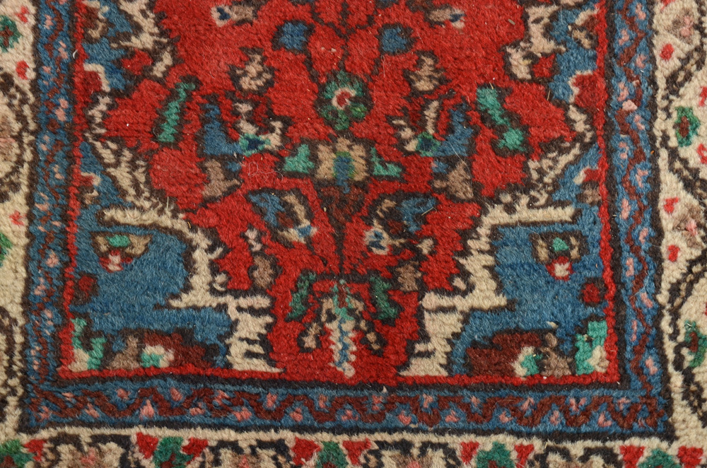 Persian Style Hand-Knotted Wool Runner