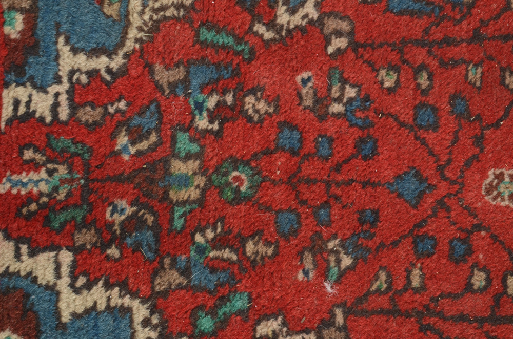 Persian Style Hand-Knotted Wool Runner