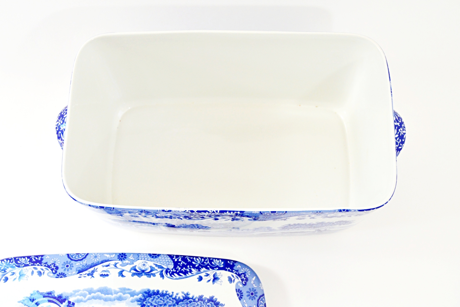 Spode Blue Italian Bread Bin