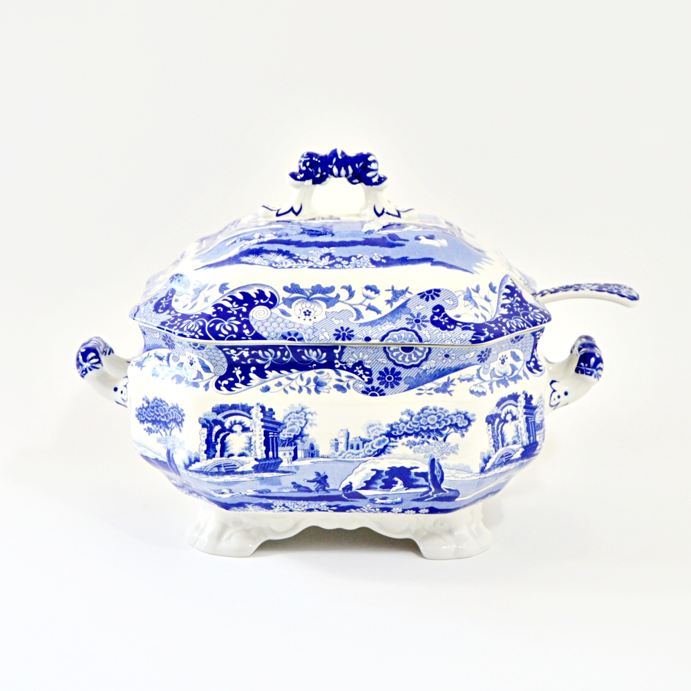 Spode Blue Italian Soup Tureen