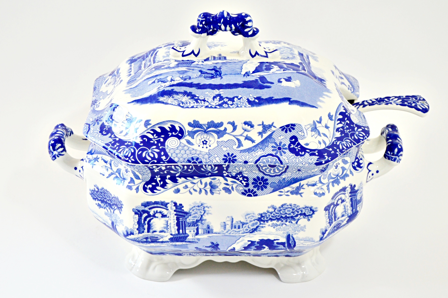 Spode Blue Italian Soup Tureen
