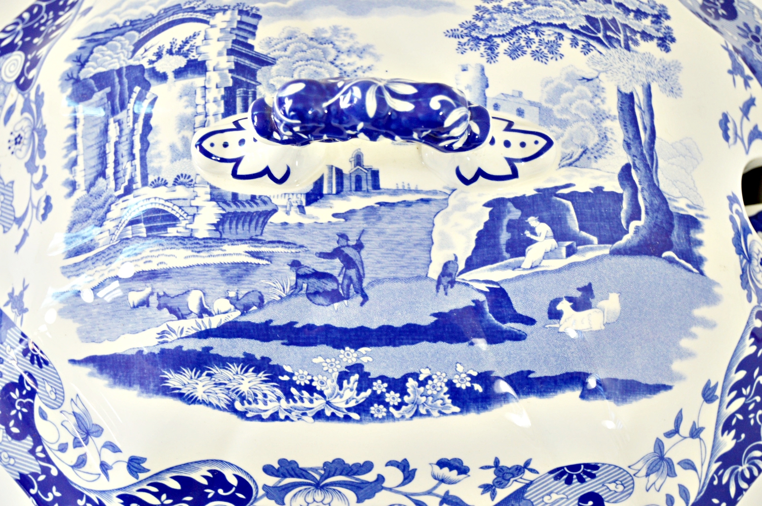 Spode Blue Italian Soup Tureen