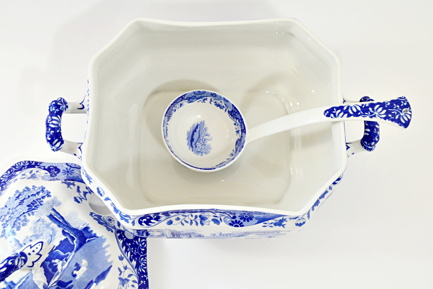 Spode Blue Italian Soup Tureen