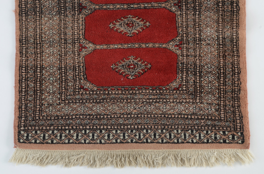 Hand-Knotted Jaldar Bokhara Accent Rug