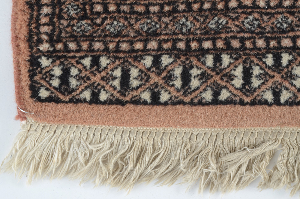 Hand-Knotted Jaldar Bokhara Accent Rug