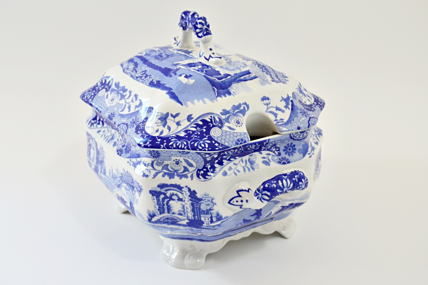 Spode Blue Italian Soup Tureen