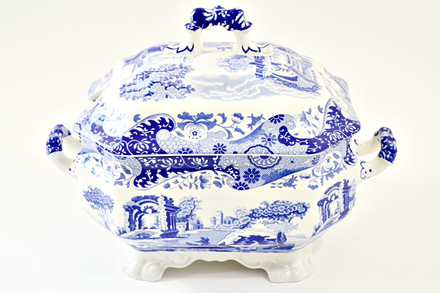 Spode Blue Italian Soup Tureen