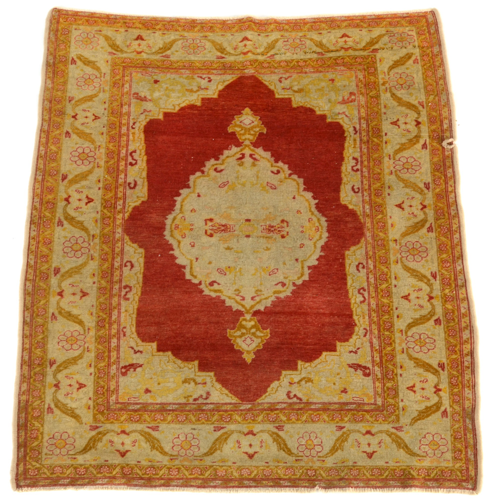 Hand-Knotted Hamadan Village Wool Accent Rug
