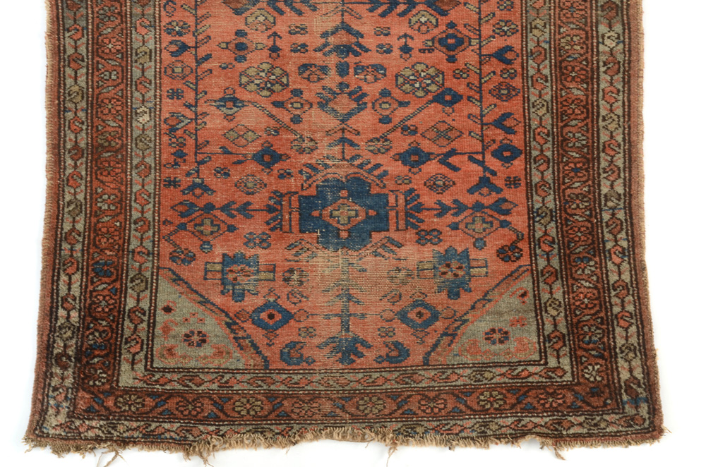Persian-Inspired Hand Loomed Wool Accent Rug