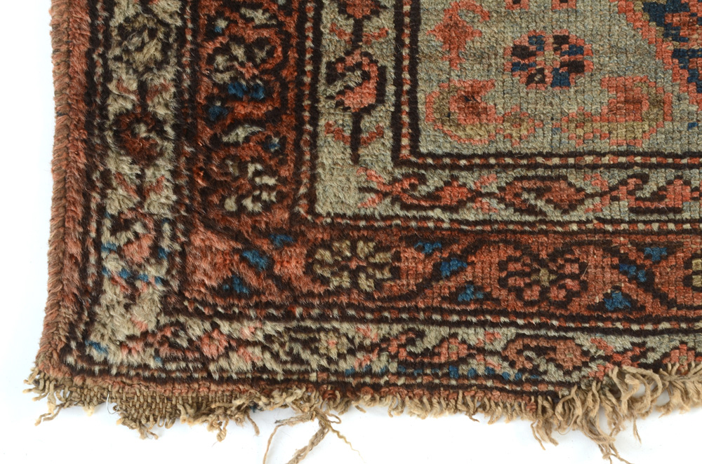 Persian-Inspired Hand Loomed Wool Accent Rug