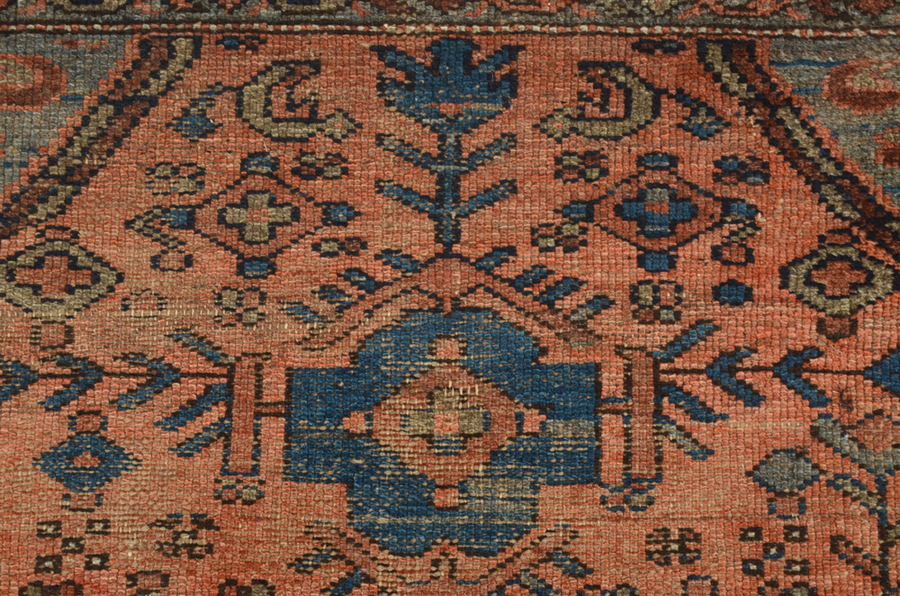 Persian-Inspired Hand Loomed Wool Accent Rug
