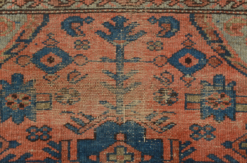 Persian-Inspired Hand Loomed Wool Accent Rug