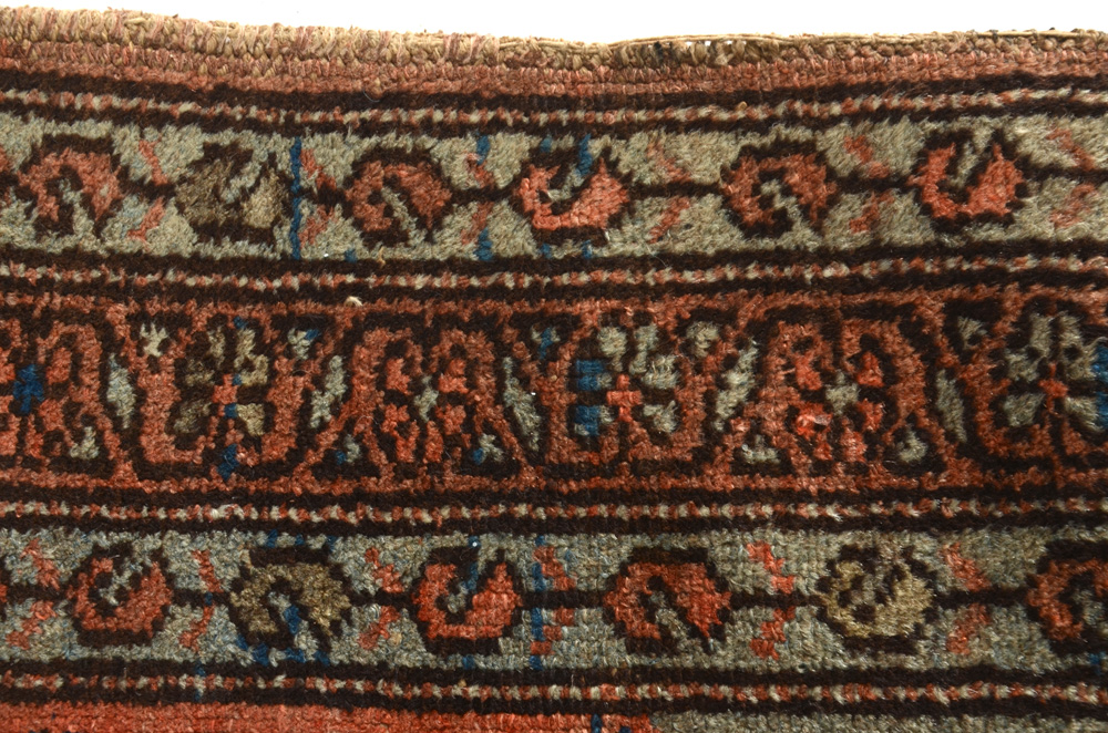 Persian-Inspired Hand Loomed Wool Accent Rug