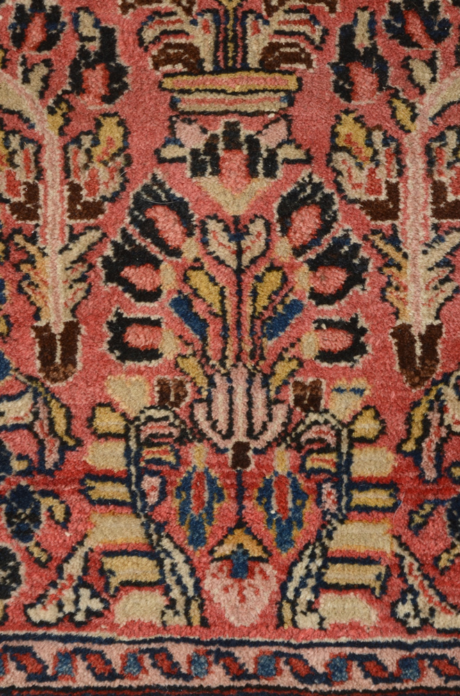 Hand-Knotted Persian Wool Accent Rug