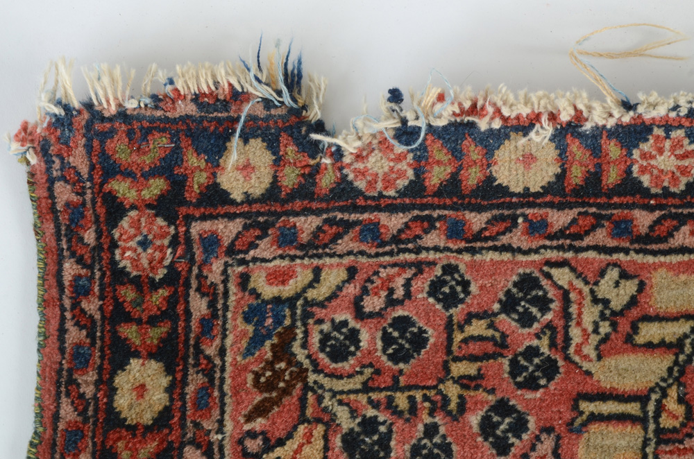 Hand-Knotted Persian Wool Accent Rug