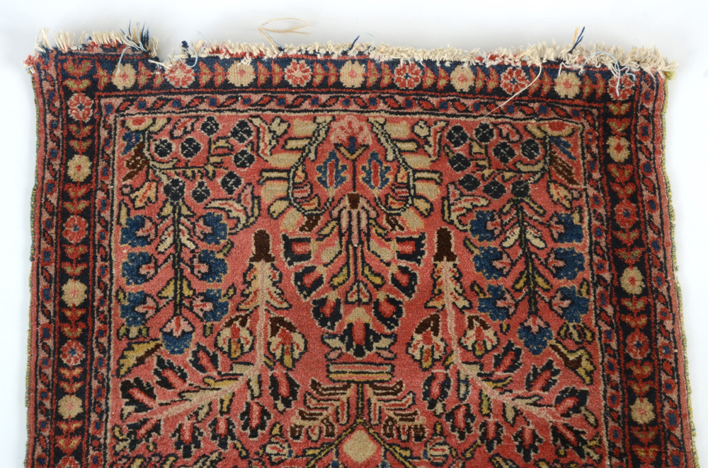 Hand-Knotted Persian Wool Accent Rug