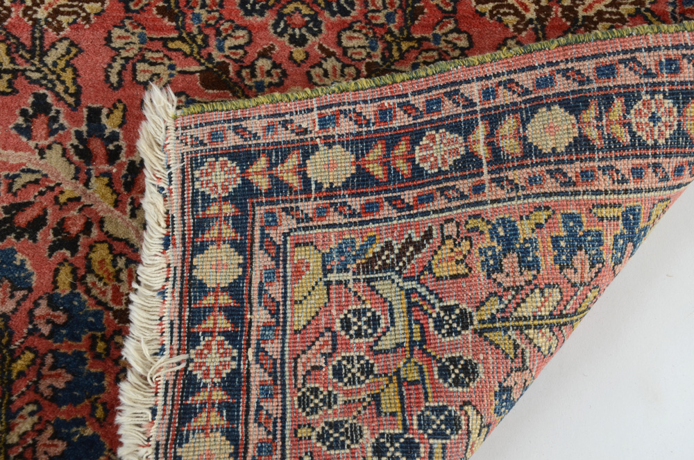 Hand-Knotted Persian Wool Accent Rug