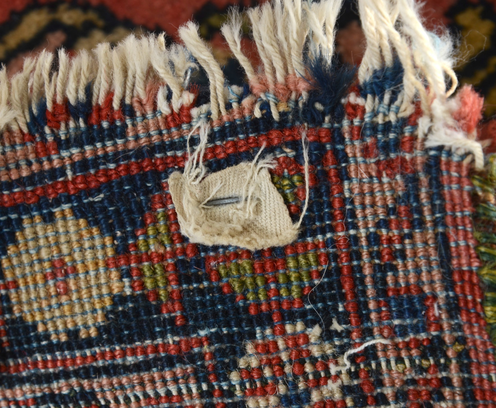 Hand-Knotted Persian Wool Accent Rug