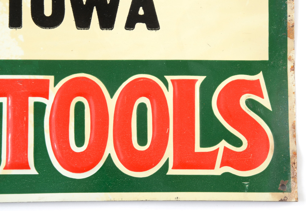 Vintage Keen Kutter Tools Metal Advertising Sign