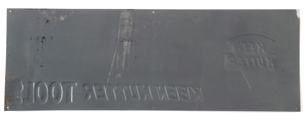 Vintage Keen Kutter Tools Metal Advertising Sign